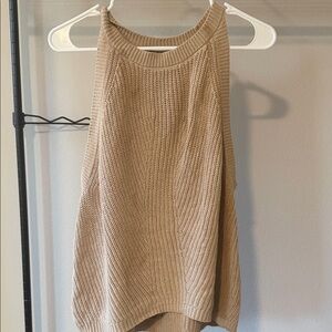 Vince Camuto Brown Knit Top